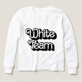 Färg Krig White Team Shirt T Shirt