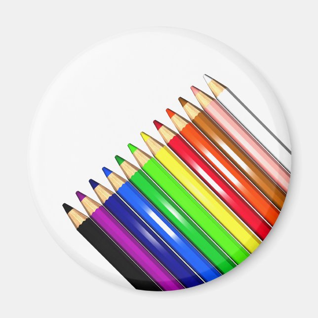 färg kritor magnet (Framsidan)