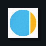 färg-krockcirklar canvastryck<br><div class="desc">av asyrum</div>