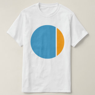 färg-krockcirklar tee shirt