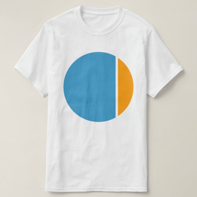 färg-krockcirklar tee shirt (Design framsida)