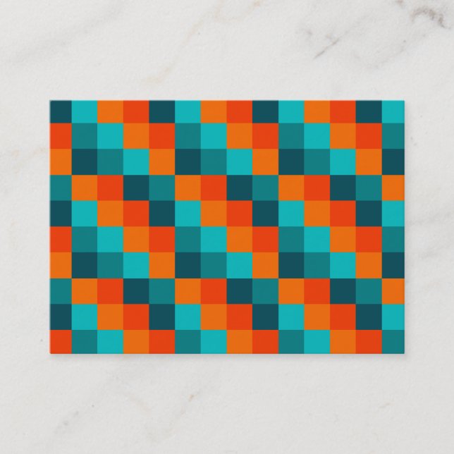Färg kvadrater 01 visitkort (Framsida)