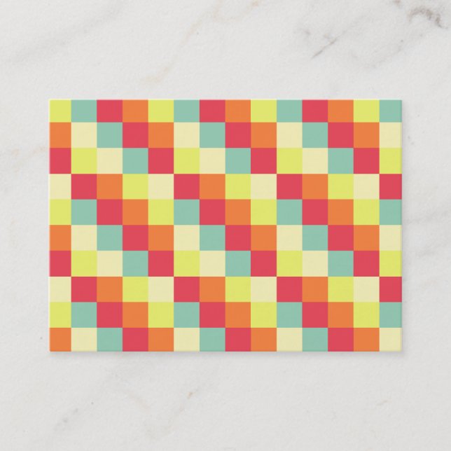 Färg Kvadter 010 Visitkort (Framsida)