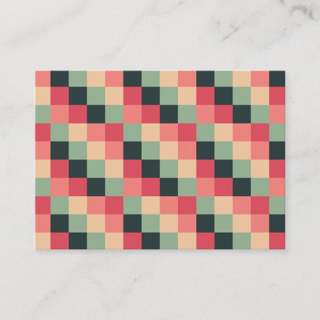 Färg Kvadter 015 Visitkort (Framsida)
