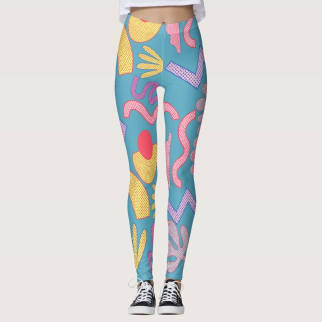 färg leggings (Framsida)