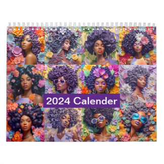 Färg Lila Inspired 2024-kalender Kalender