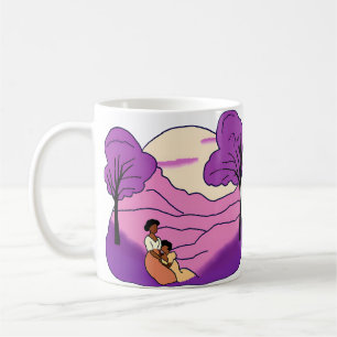 Färg Lila Kaffemugg