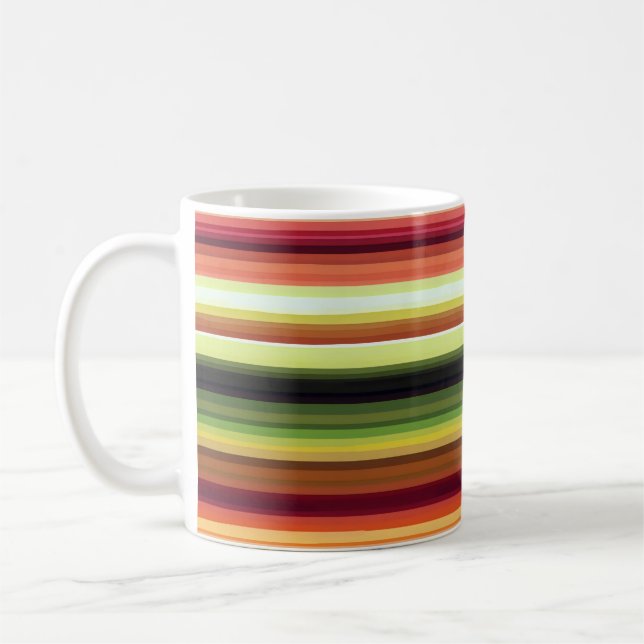 Färg Linjer Kaffemugg (Vänster)