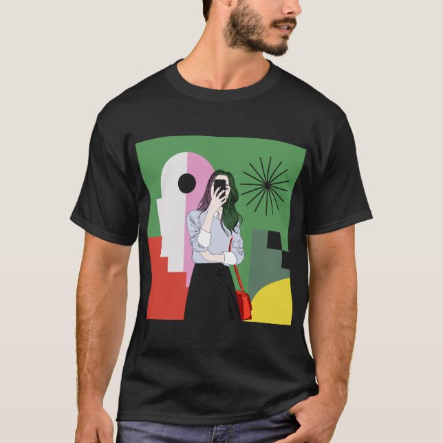 Färg magi. Aestesisk väggkonst T Shirt (Framsida)