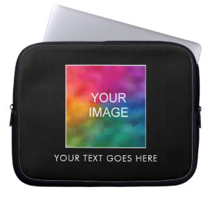 Färg-mall för anpassadets textbildsdesign laptop fodral