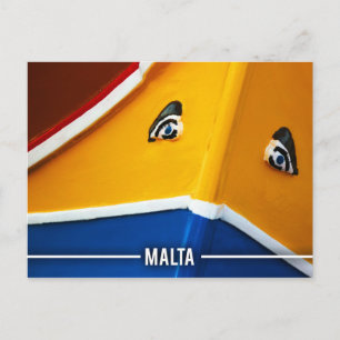 Färg Malta Vykort