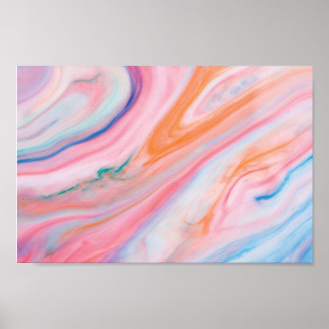 färg marble Value Poster Pappert (projektionsyta) (Framsidan)