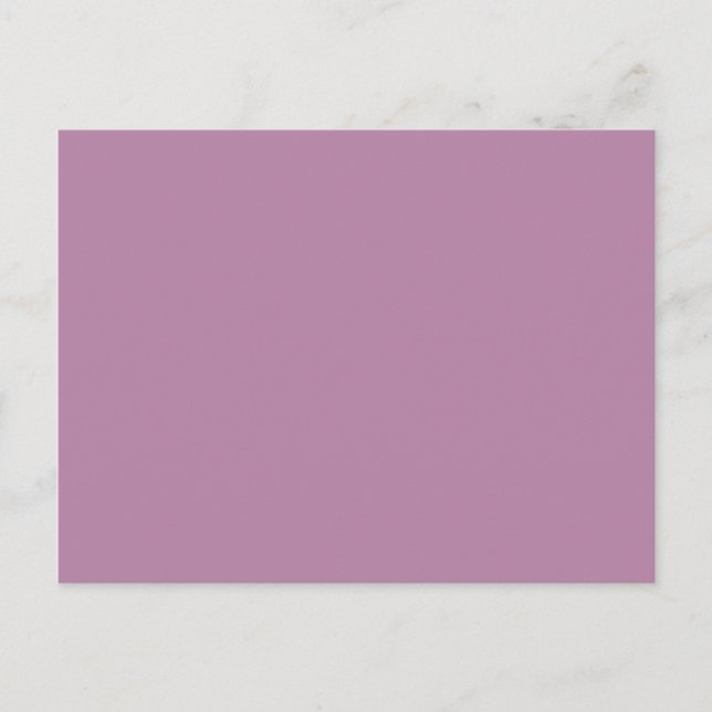 färg mauve vykort (Framsida)