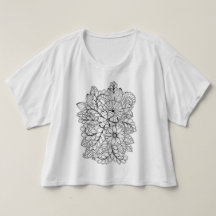 Färg Me Blommigt Group DIY Doodle