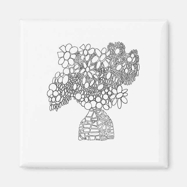 FÄRG ME DAISY DREAMS BOUQUET MAGNET (Framsidan)