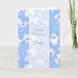 Färg Me Daisy Himmel Blue Birthday Card Helgkort