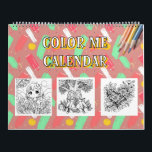 Färg Me | Färgning av roligtens Vuxen Kalender<br><div class="desc">Roligt vuxen färglägger kalender för färg mig. Varje månad har du en relaterad färgsida till färg.</div>