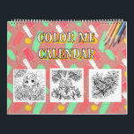 Färg Me | Färgning av roligtens Vuxen Kalender<br><div class="desc">Roligt vuxen färglägger kalender för färg mig. Varje månad har du en relaterad färgsida till färg.</div>