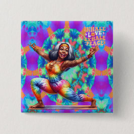 Färg-Me Hippie Chic Inhale-knapp Knapp