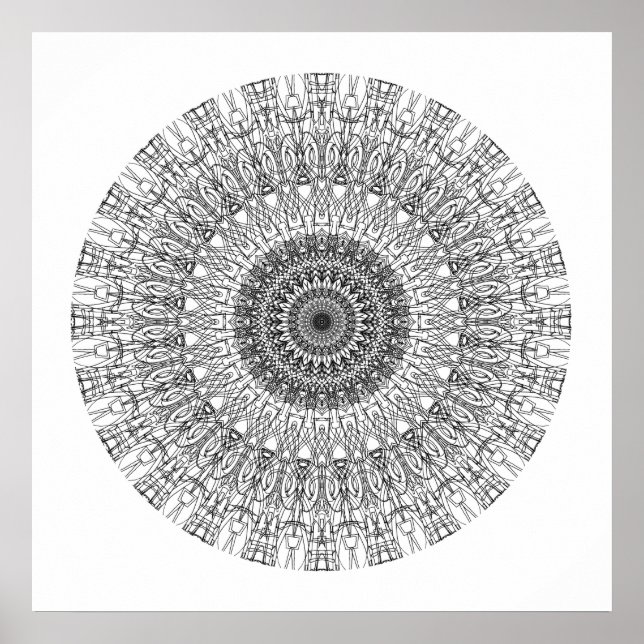 Färg Me in Mandala 1 Poster (Framsidan)