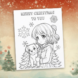 Färg Me jul Papper för barn