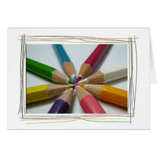 Färg Me Lycklig! Hälsningskort