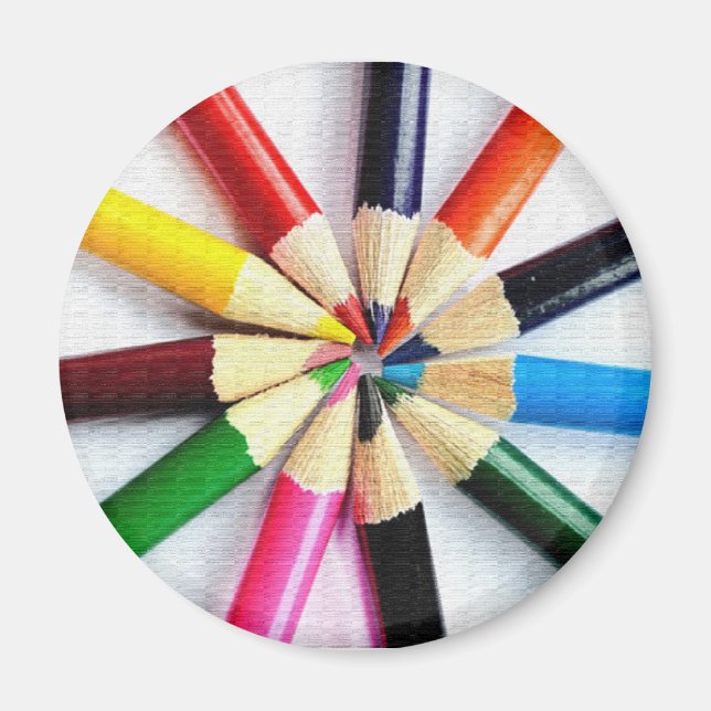 FÄRG ME LYCKLIG MAGNET (Framsidan)