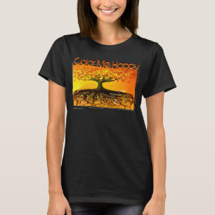 Färg Me Lycklig Original Art-Roots Springa Deep T- Tee
