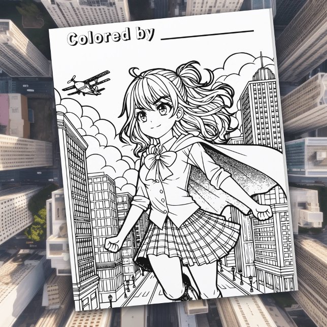Färg Me-sida | Anime SuperphilGirl (Skapare uppladdad)