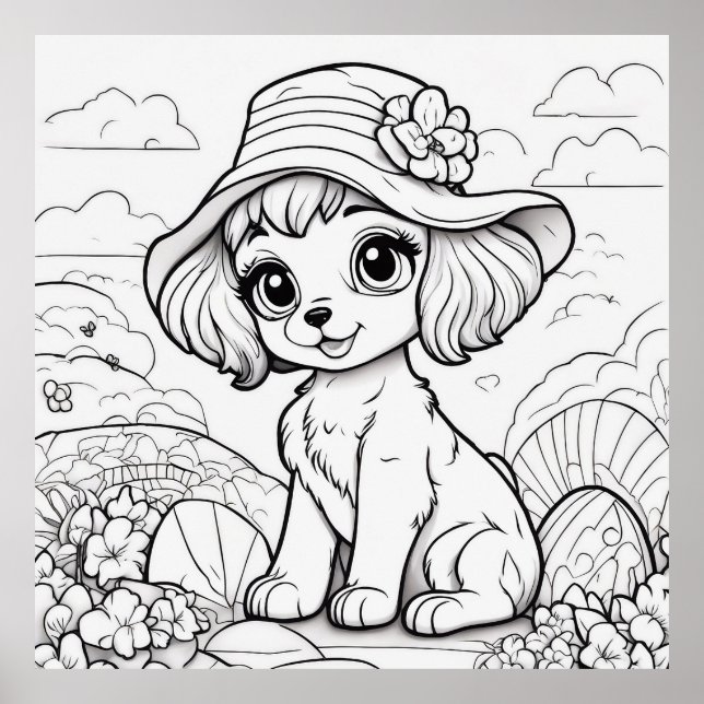 Färg Me Söt :-) Poster (Framsidan)