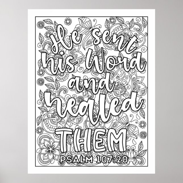 Färg Me Söt Poster (Framsidan)