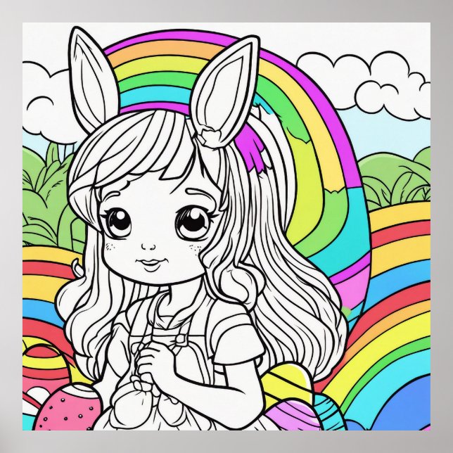 Färg Me Söt :-) Poster (Framsidan)