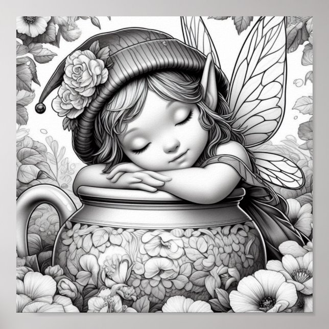 Färg Me Söt Poster (Framsidan)