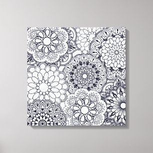 Färg Me Söt -Wrapped Canvas (glans)