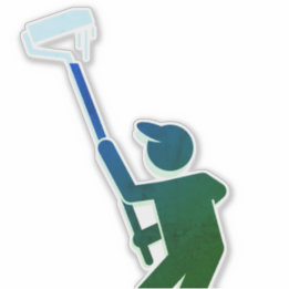 Färg med färgtonsrolletikett klistermärken