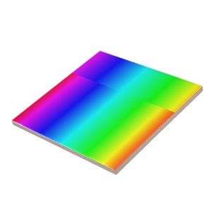 Färg med fluorescerande elegant kakelplatta