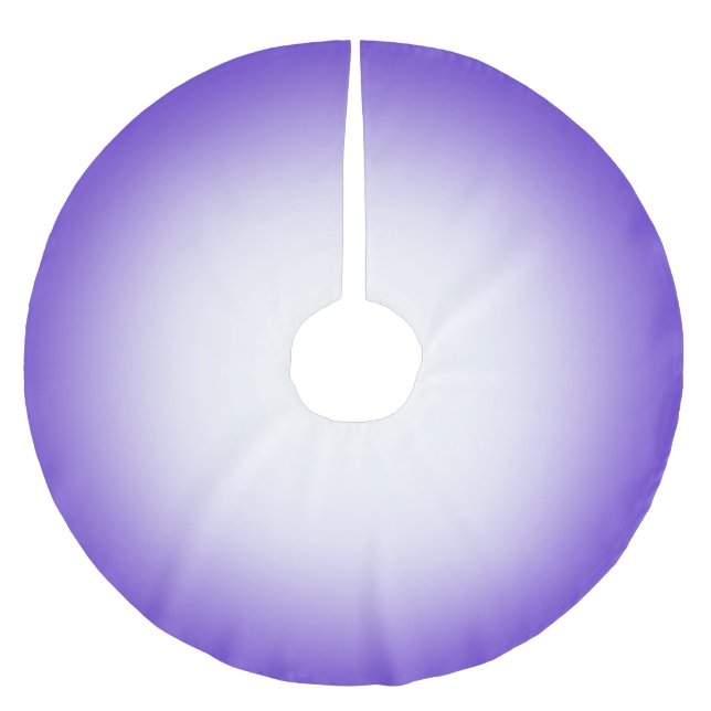 Färg med Lila Ombre Träd Skirt Julgransmatta Borstad Polyester (Framsidan)