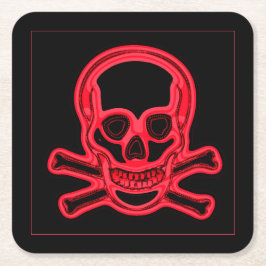 Färg med skal och svart, digital konst underlägg papper kvadrat