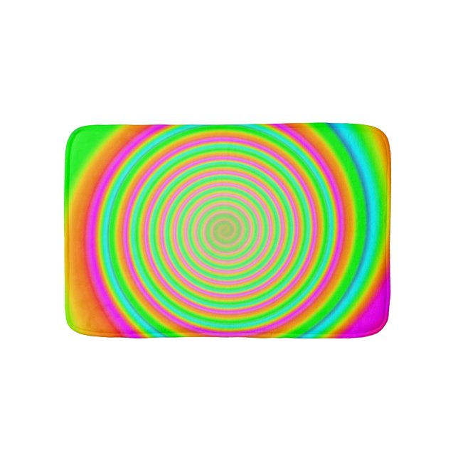 Färg Mesh 9 Swirl Bath Mat Badrumsmatta (Framsidan)
