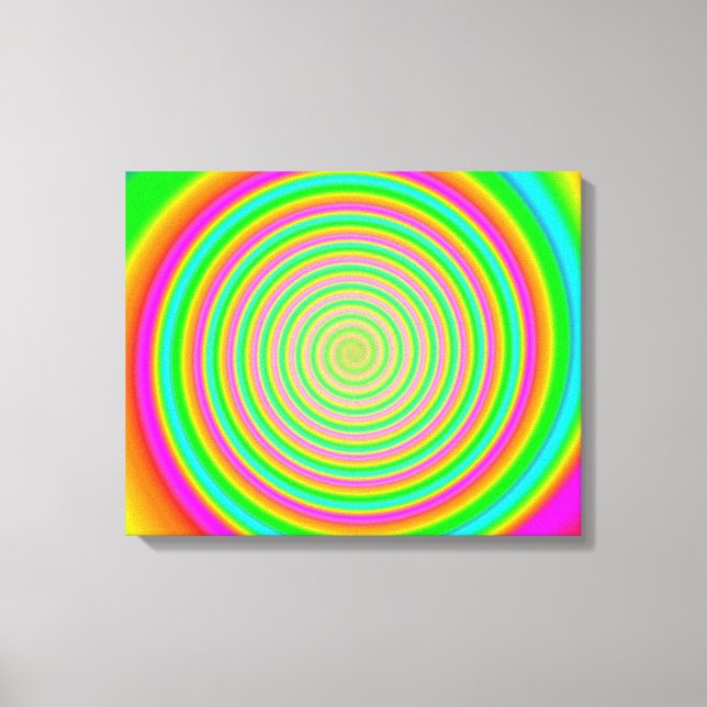 Färg Mesh Swirl 9 Canvas (Framsida)