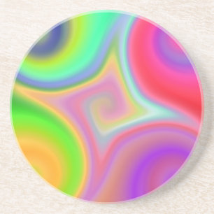 Färg Mesh Swirl Underlägg