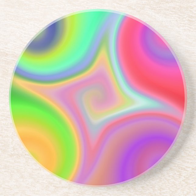 Färg Mesh Swirl Underlägg (Framsidan)
