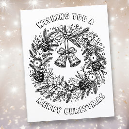 Färg mig sida | Julkrans