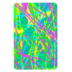 Färg Mina Dreams Scribble Mönster Express Artsy Magnet