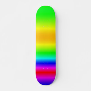 Färg Mix Rainbow Watercolor Skateboard