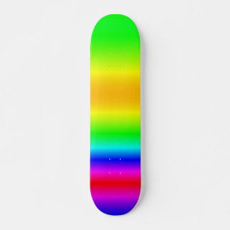 Färg Mix Rainbow Watercolor Skateboard