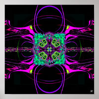 Färg mönster (Organic Spaceship)