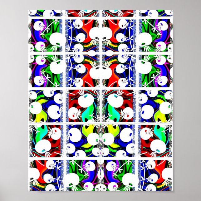 Färg mönster poster (Framsidan)