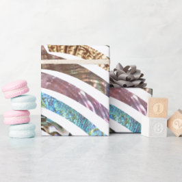 Färg Mönster Vågigt Shiny Snäcka Presentpapper