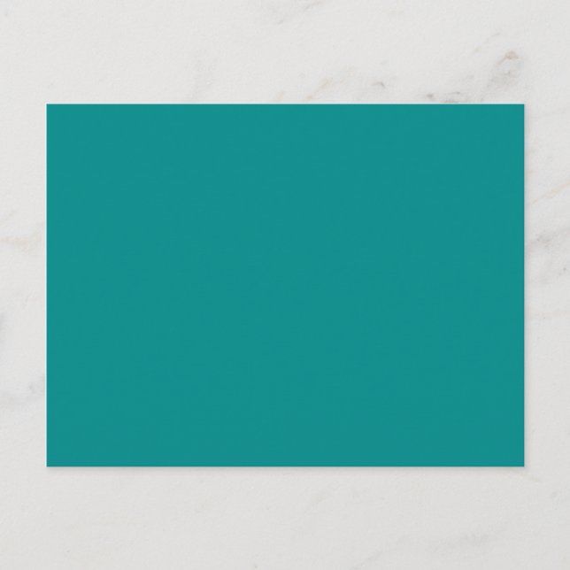 färg mörk cyan vykort (Framsida)